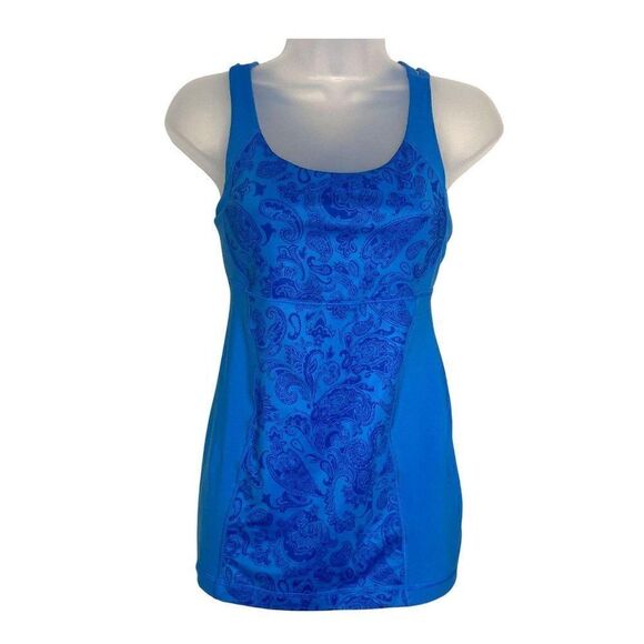 LULULEMON Luxtreme ENERGY TANK TOP Cornflower BLUE - Picture 1 of 8